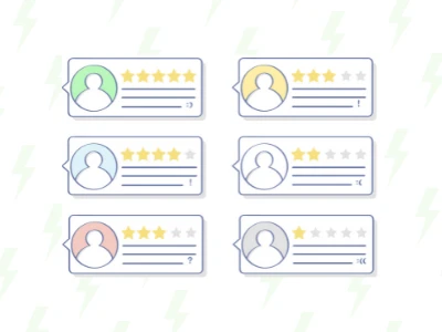Collection of customer reviews