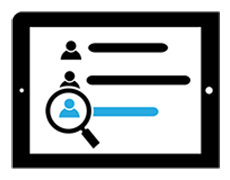 sales team analysis report on landscape tablet